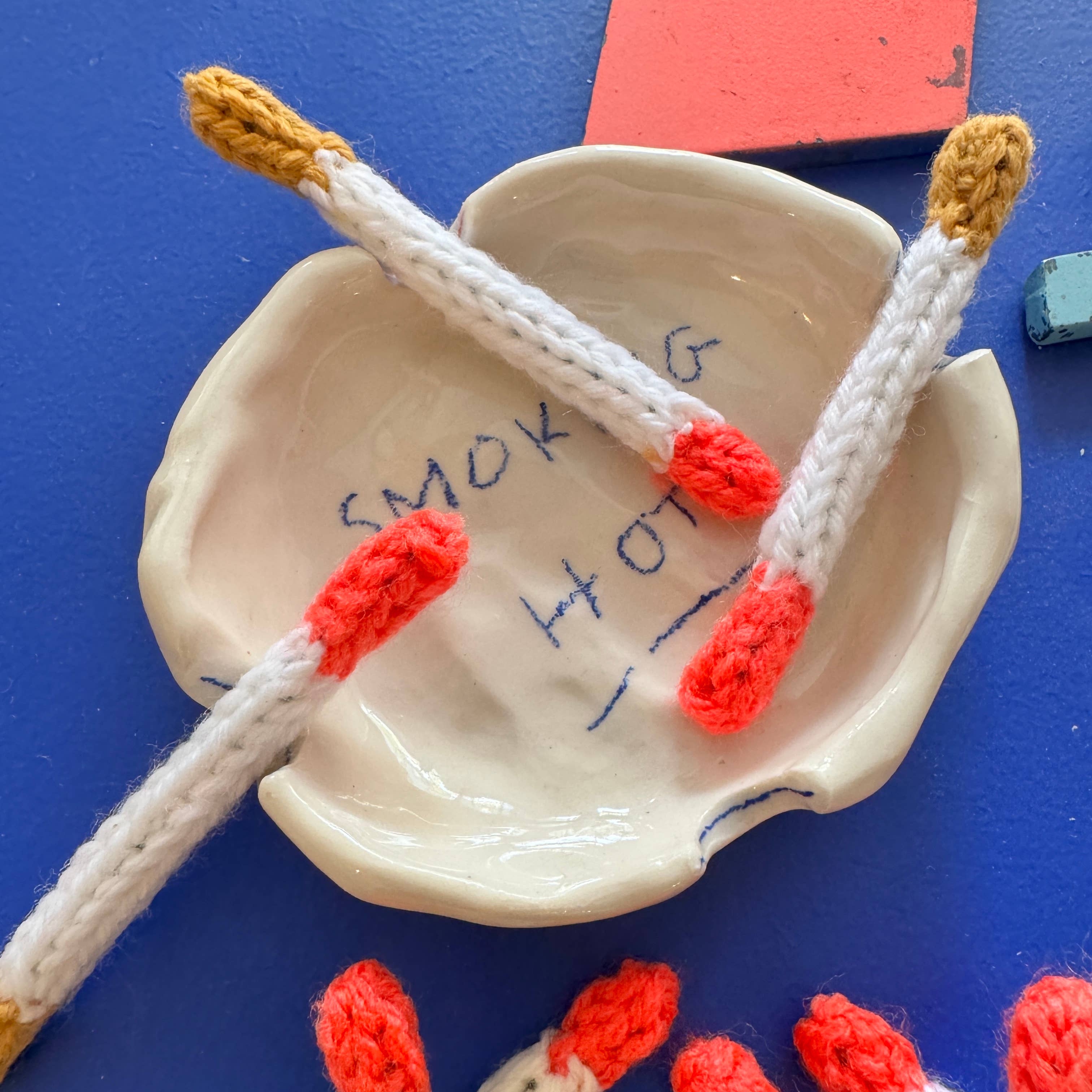 Charlie&June - Wholesale Wall Accent - Knitted Wall Decoration The Cigarette (set of 3)2