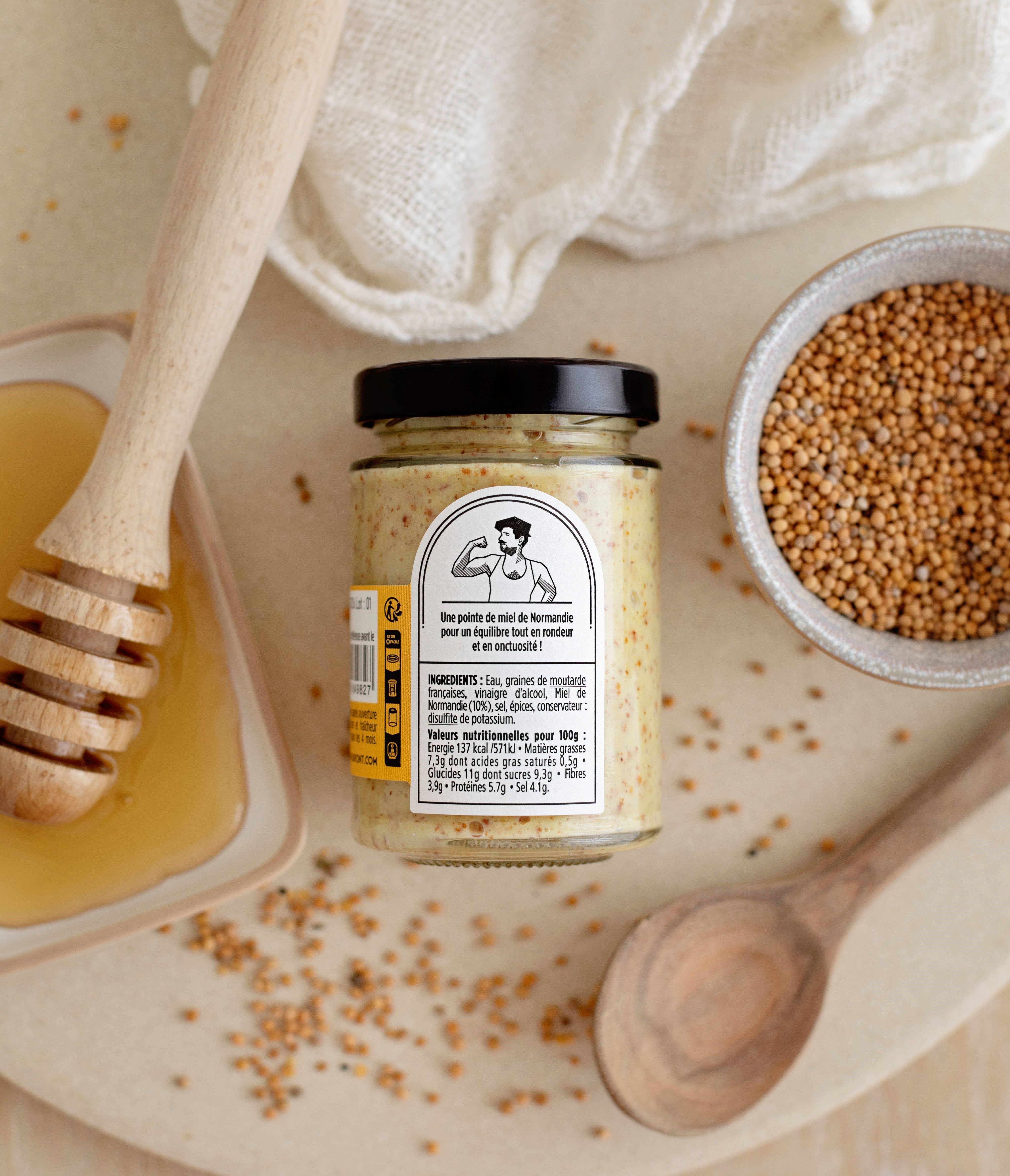 MAISON DUPONT – wholesale Senap – Dupont senap med normandisk honung 105 g1