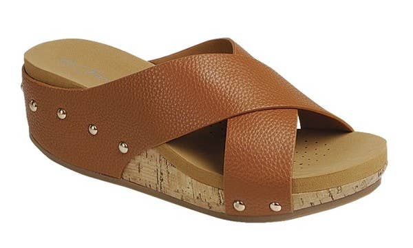 Andrea Bijoux - Wholesale Sandals - Women's - LOW HEEL SANDAL CORK PLATFORM1