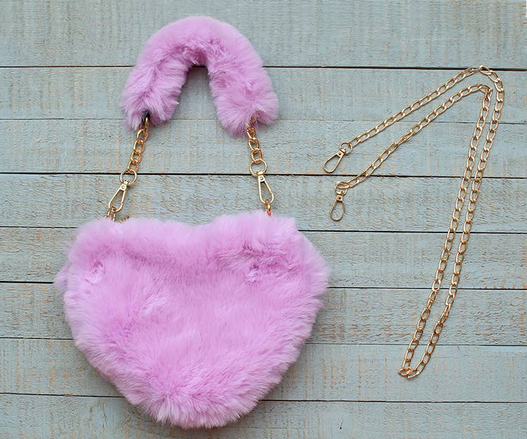 Sparkle Sisters by Couture Clips - Wholesale Crossbody Bag - Kids - Furry Heart Purse3
