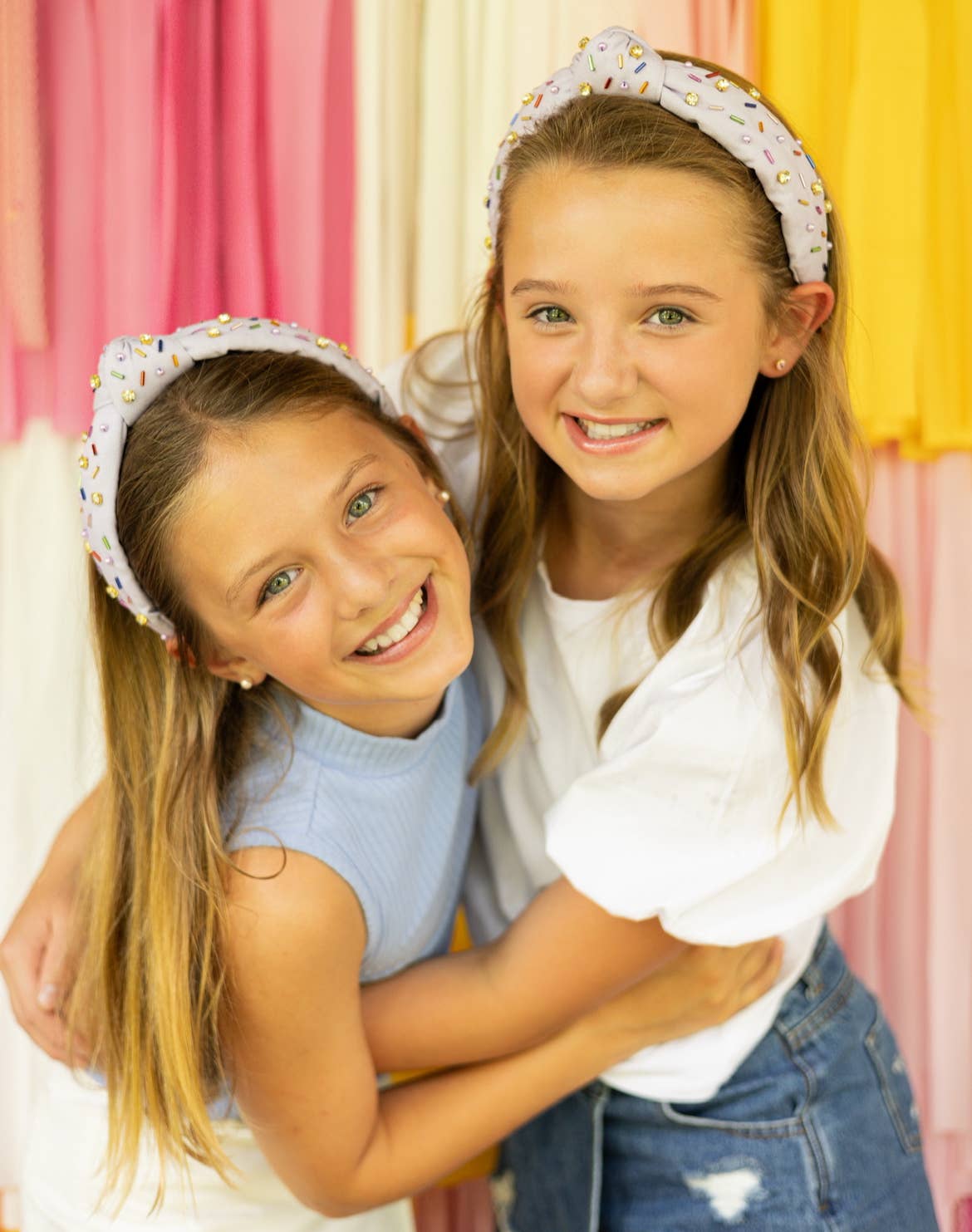 The Heady Chic - Wholesale Fashion Headband - Kids - Kid and Tween Lavender Sprinkle Knotted Headband2