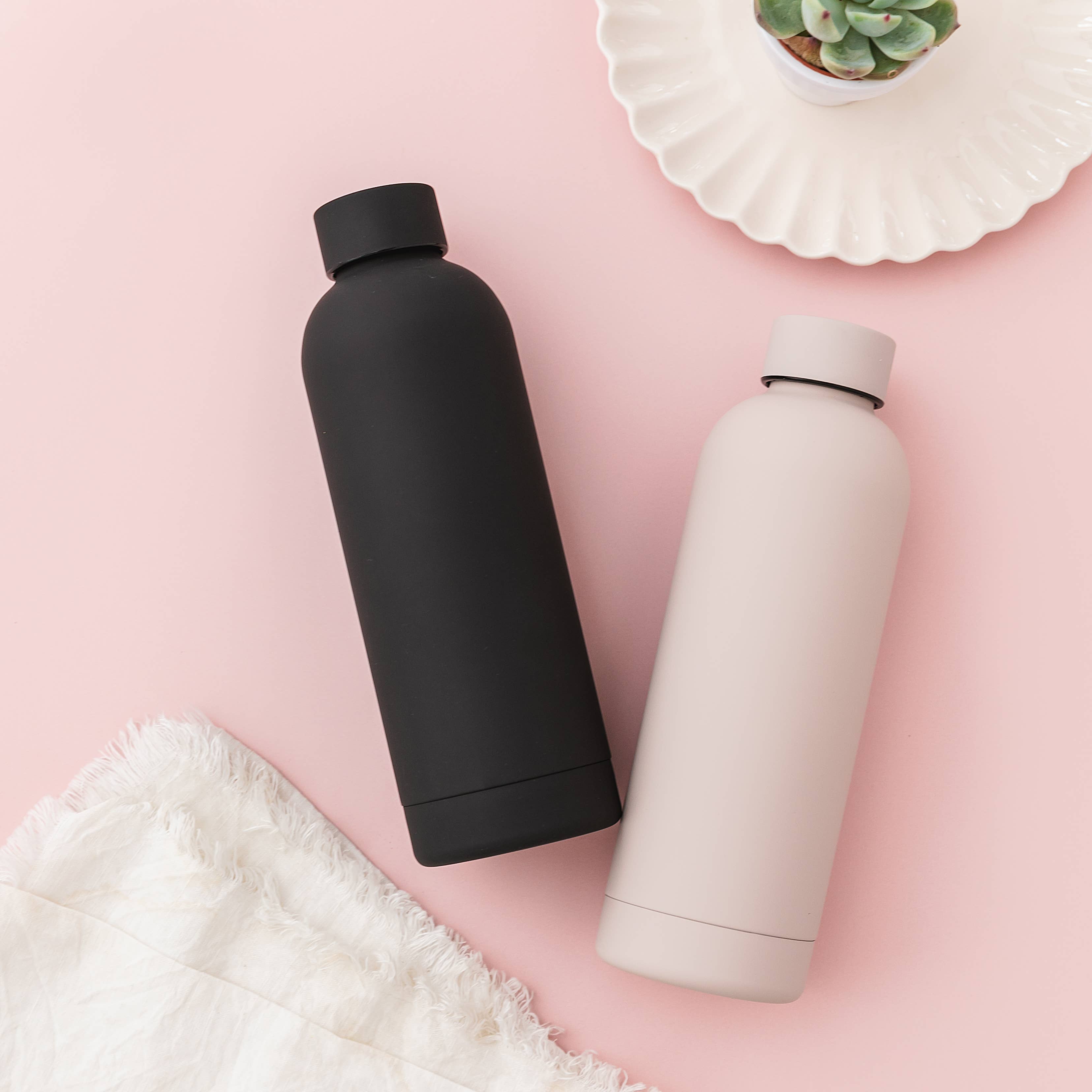 Succulent Kreations - Venta al por mayor Botellas de agua - Termo de Acero Inoxidable de Doble Aislamiento, Botella de Agua 500 ml1