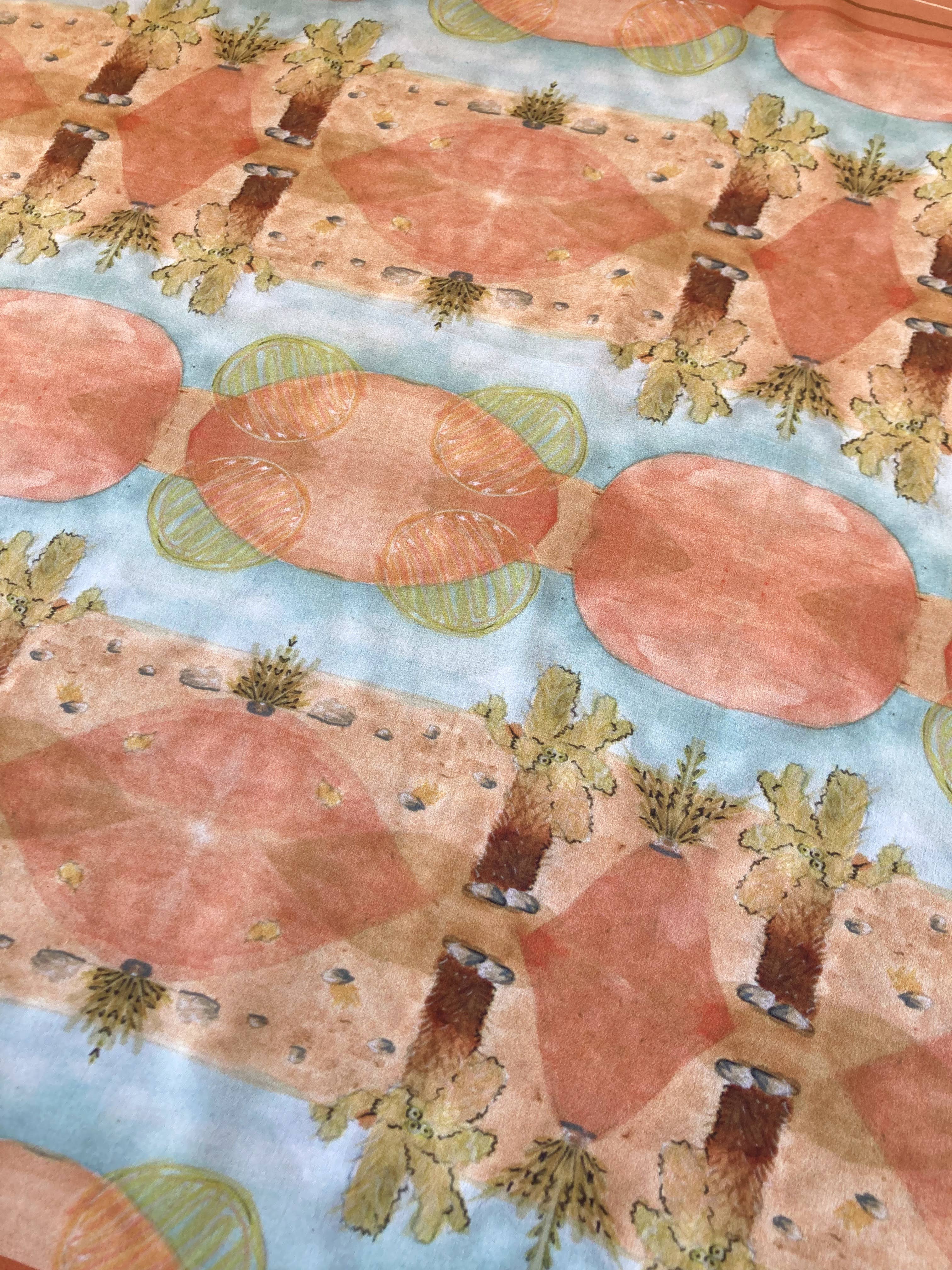 Adele by Adele Jackson - Wholesale Scarf - Women's - Cholla Cactus Scarf4