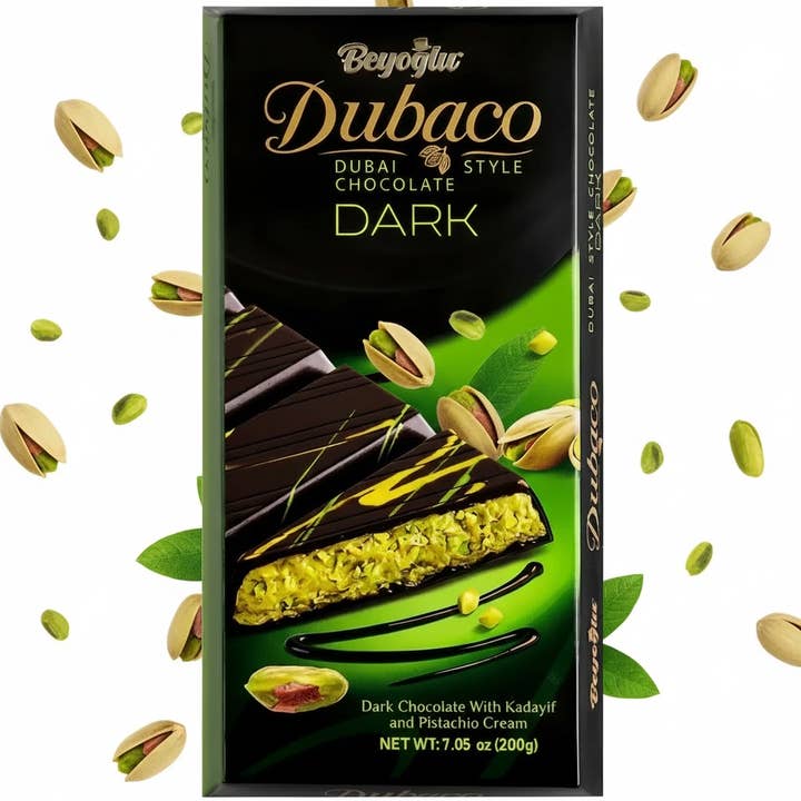 Beyoglu Dubaco Premium Dubai Style Mörk Choklad Pistage för wholesale av Aladdin