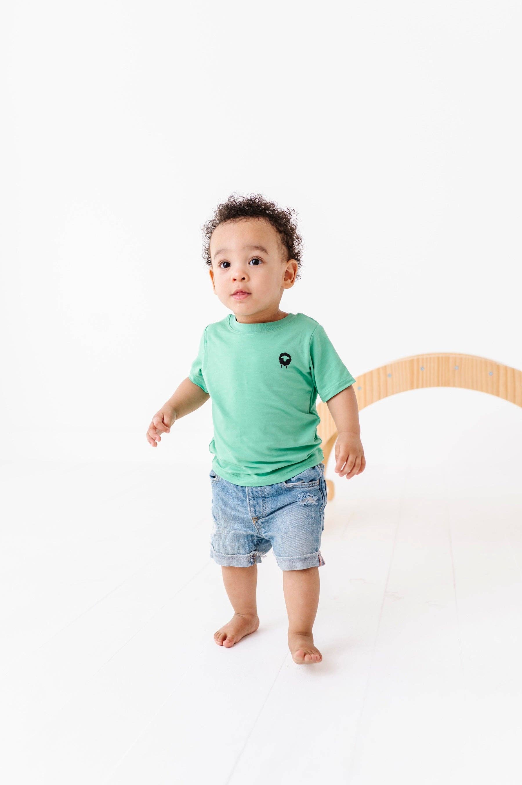 Jadegrün Grafik-Body für den Großhandel auf Faire2