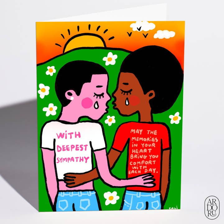 Sympathy Card - "Deepest Sympathy" for wholesale by ArdorU