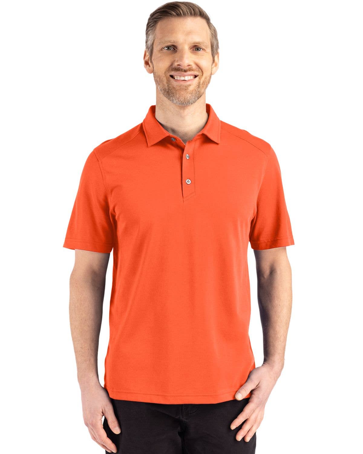 Cutter & Buck - Wholesale Polo - Men's - Cutter & Buck Advantage Refresh Mens Tri-Blend Pique Polo7
