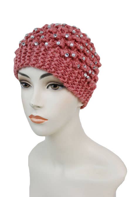 Cap Zone - Vendita all'ingrosso Fascia per capelli - Donna - Lavorato all'uncinetto con cerchietto interamente in strass2