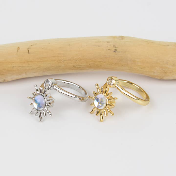 mildstyles - Wholesale Band/Stacked Ring - Sunflower Rotating Stress Relief Ring4