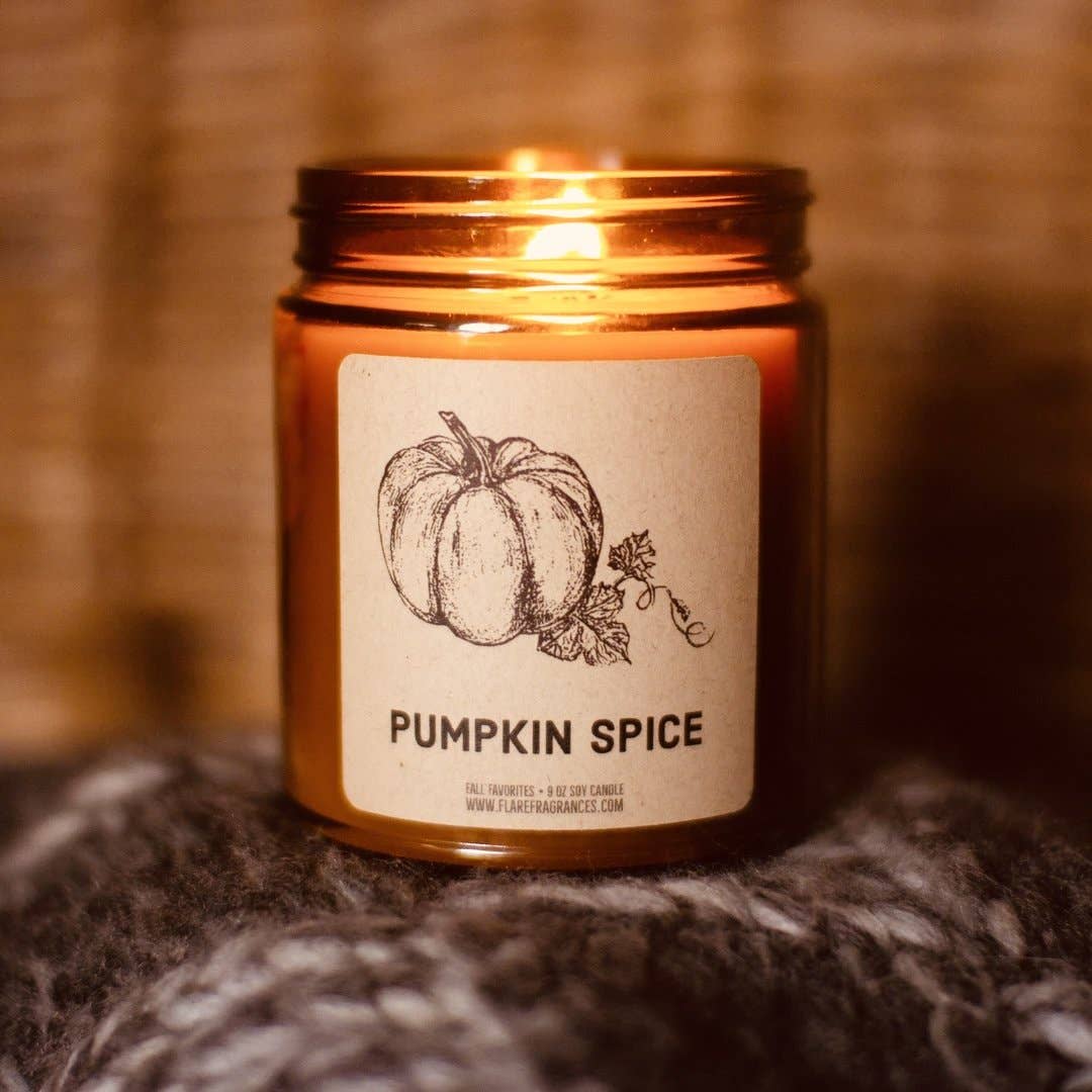 DW HOME PUMPKIN BUTTER CANDLE TINDER FLAME WOODEN WICK