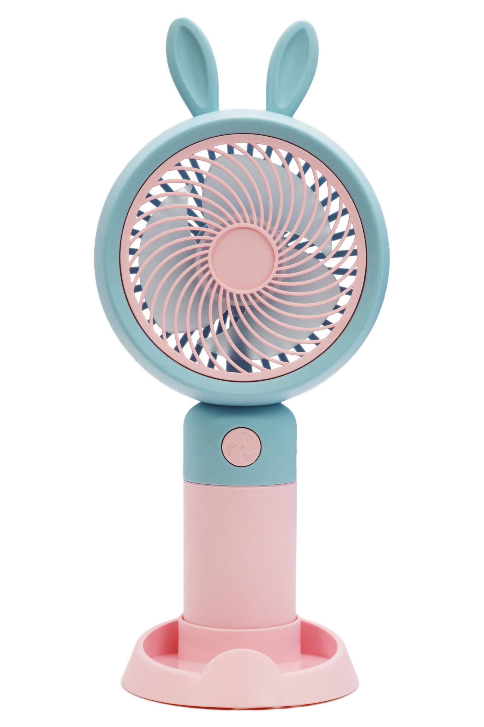 Cap Zone – wholesale Elektrisk handfläkt – Bunny Ear Matte Pastell Handhållen Elektrisk Fläkt - 12 st9