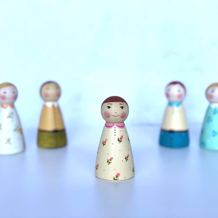 PoppyBabyCo - Wholesale Wood Toy - Kids - Wooden Peg Dolls Boy/Girl3