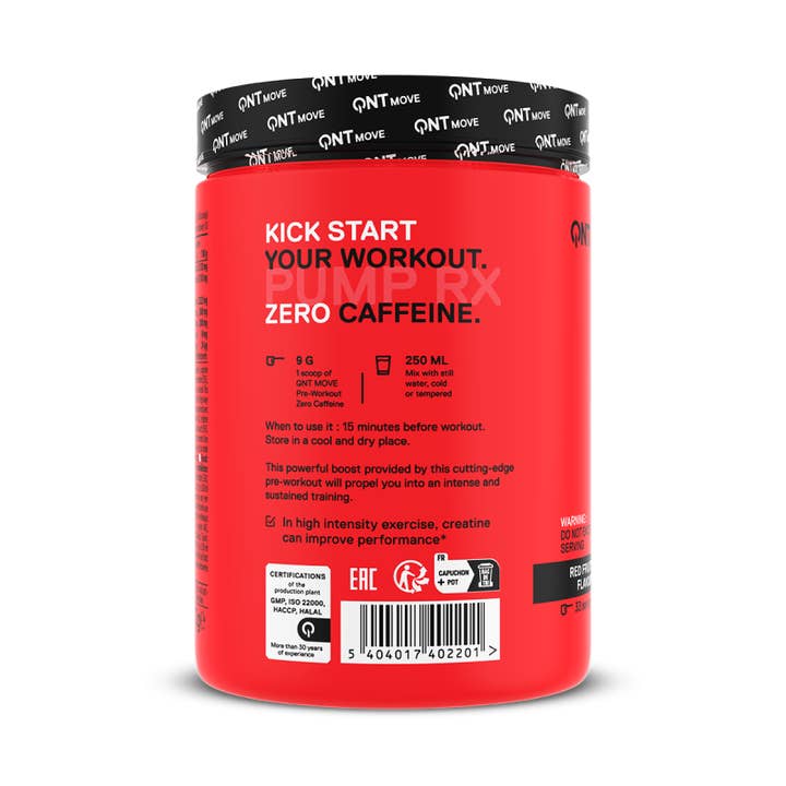 Gudis - Venta al por mayor Proteínas en polvo - Pre-Workout Pump RX Frutos Rojos 300 g