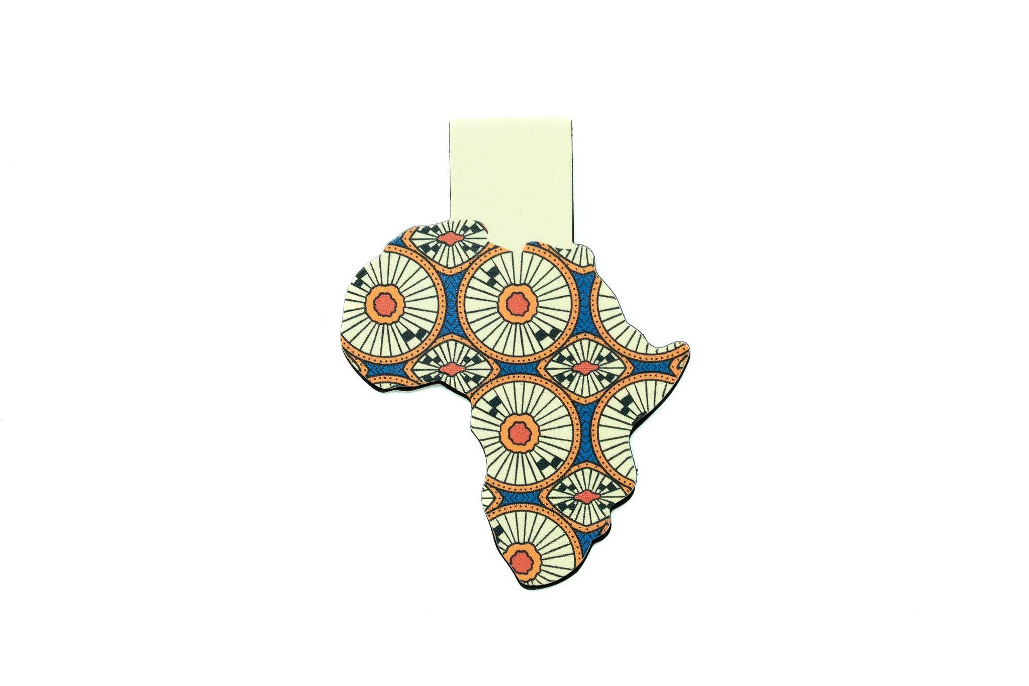 Pounded Yam Productions - Wholesale Bookmark - Magnetic Bookmarks - African Print (Circles)