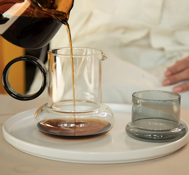 IVORE.GROUP (We cover All Import duty) - Wholesale Tea Pot - Glass Pitcher Teapot with Cup Lid5