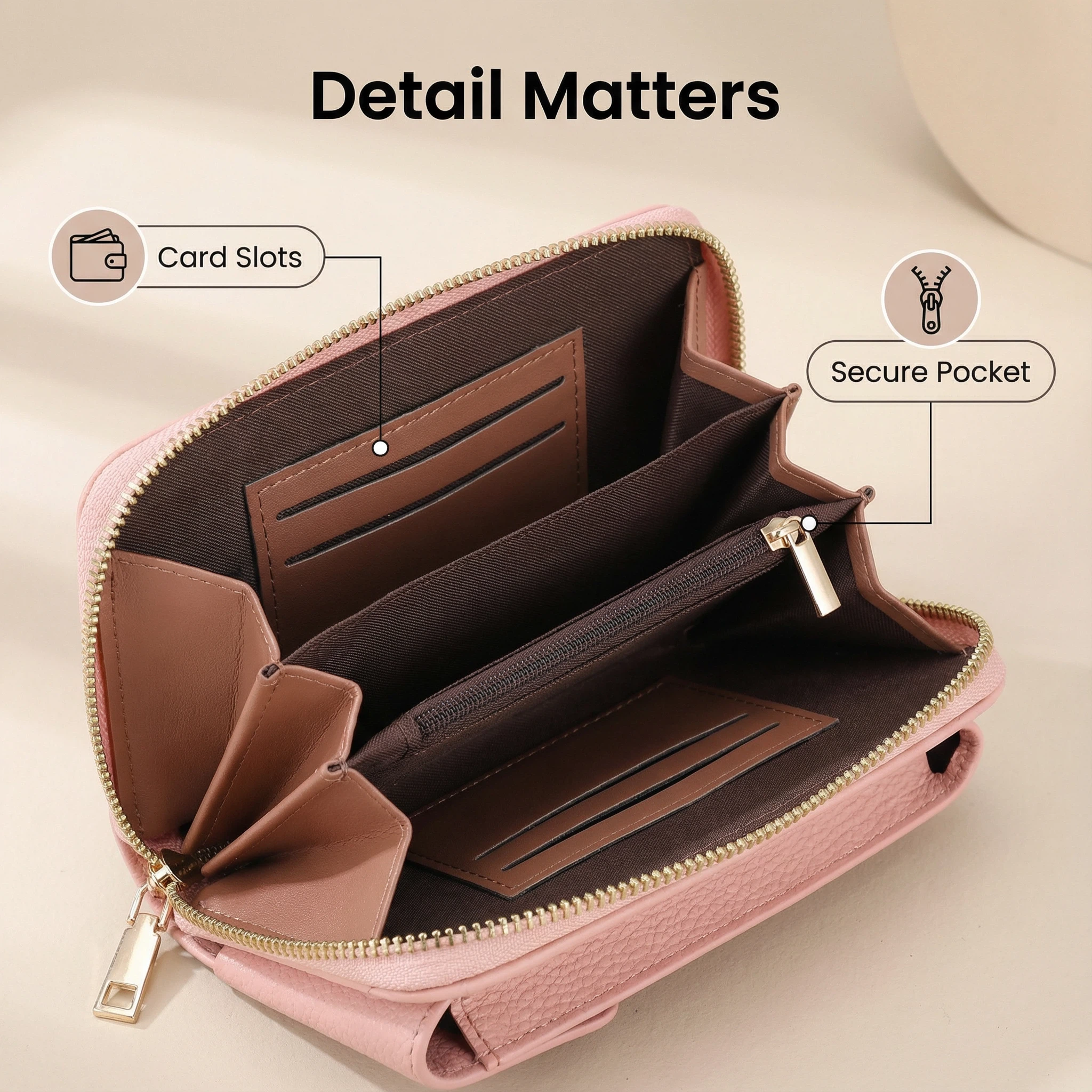 KAYLA+AVA – wholesale Phone wallet – women's – PATTY CELLPHONE CROSSBODY / WALLET WITH COIN PURSE13