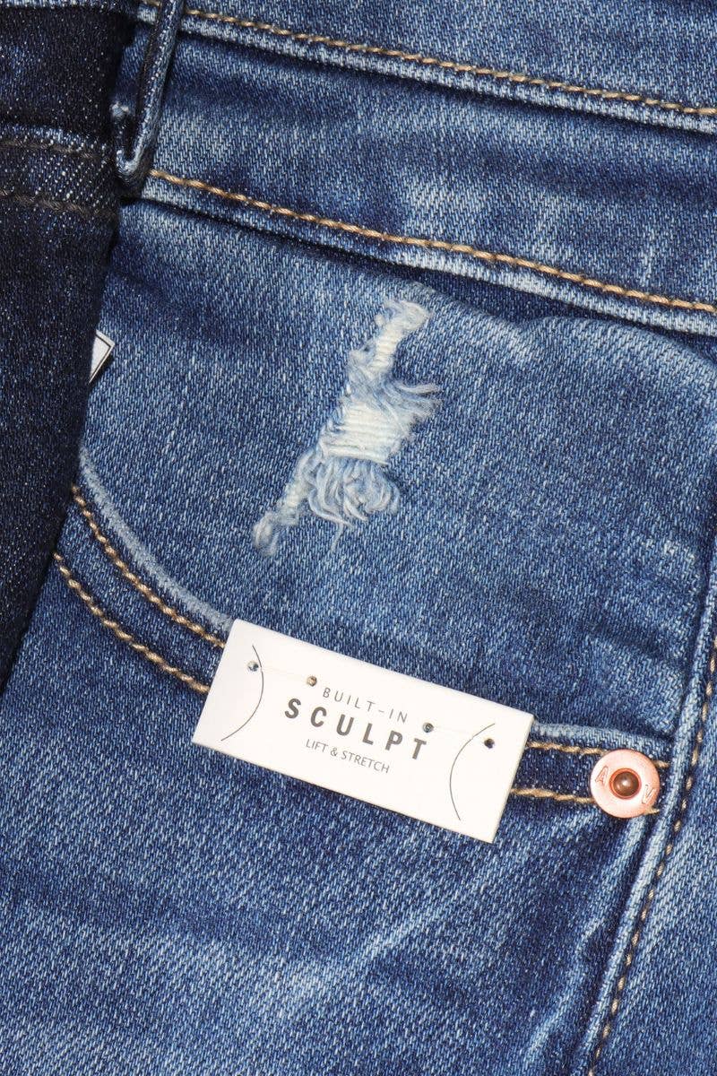 ARTEMIS VINTAGE - Wholesale Jeans - Women's -  PLUS - TUMMY CONTROL HIGH RISE STRAIGHT JEANS 8