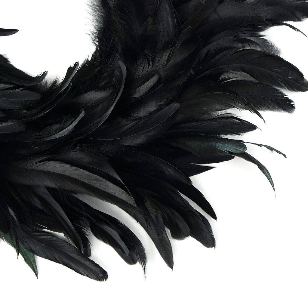 Zucker Feather Products - Venta al por mayor Plumas - Corona negra de plumas Schlappen4