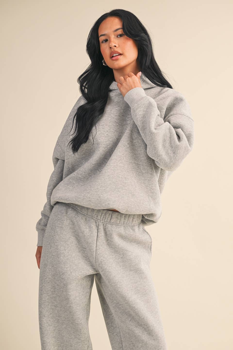 KIMBERLY C – Engroshandel Hoodie – Kvinder – Cozy Fleece oversize pullover hættetrøje16