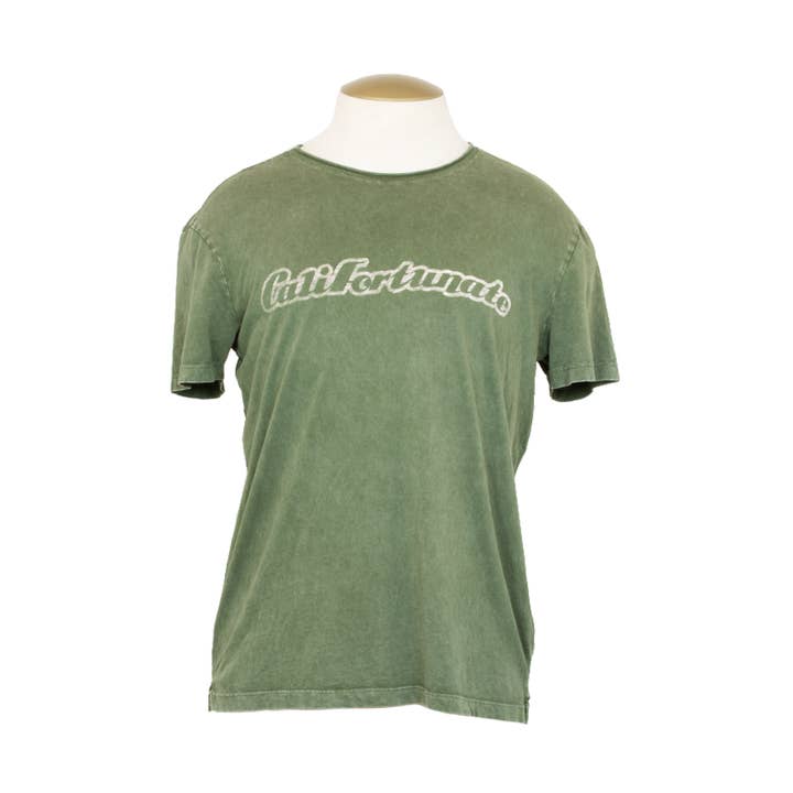 Maskdanna by Califortunate - Wholesale Screen Printed T-Shirt - Men's - MEN'S MARKET ROUND NECK TEE GREEN
