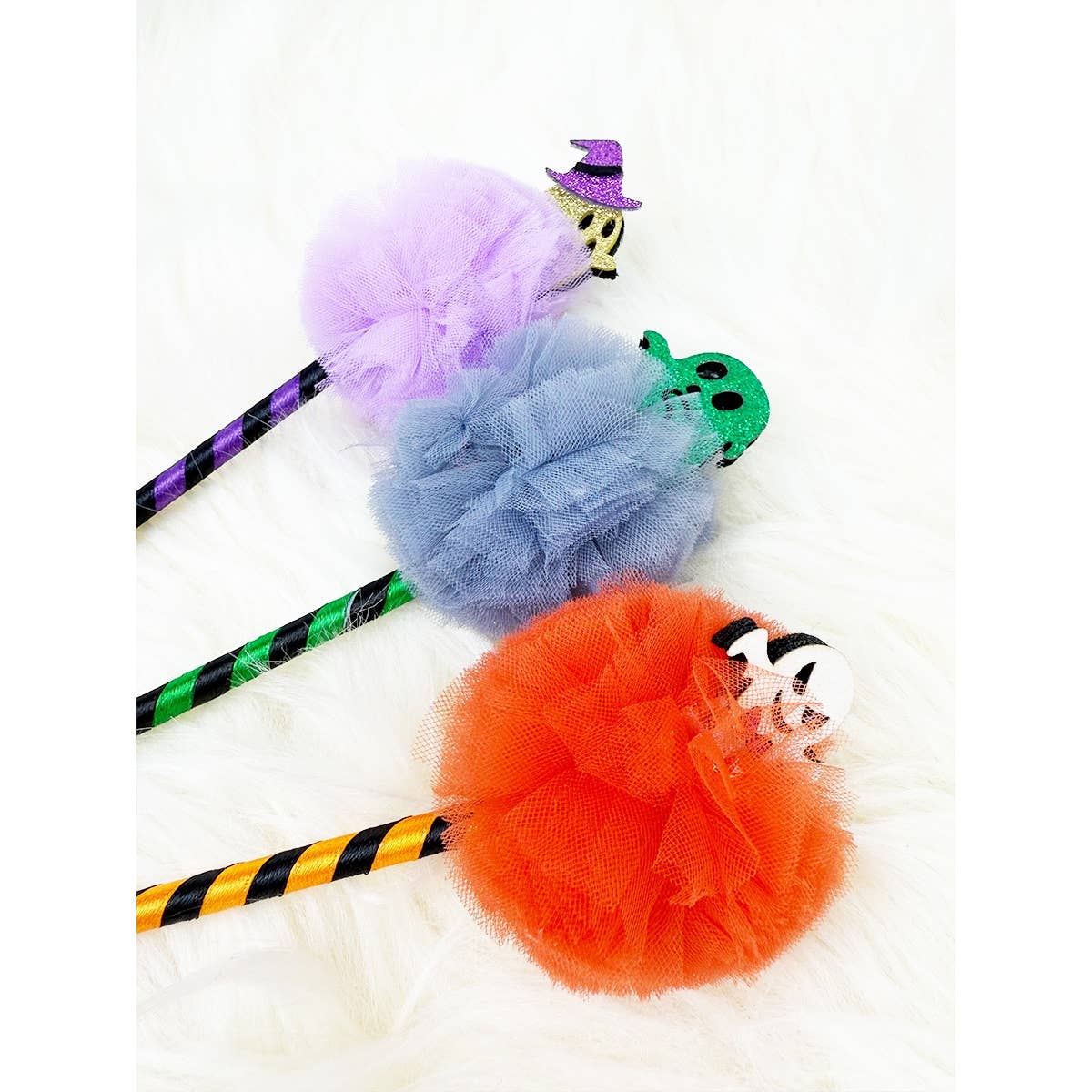 MIX COLOR Halloween Theme PomPom Pen for wholesale on Faire7