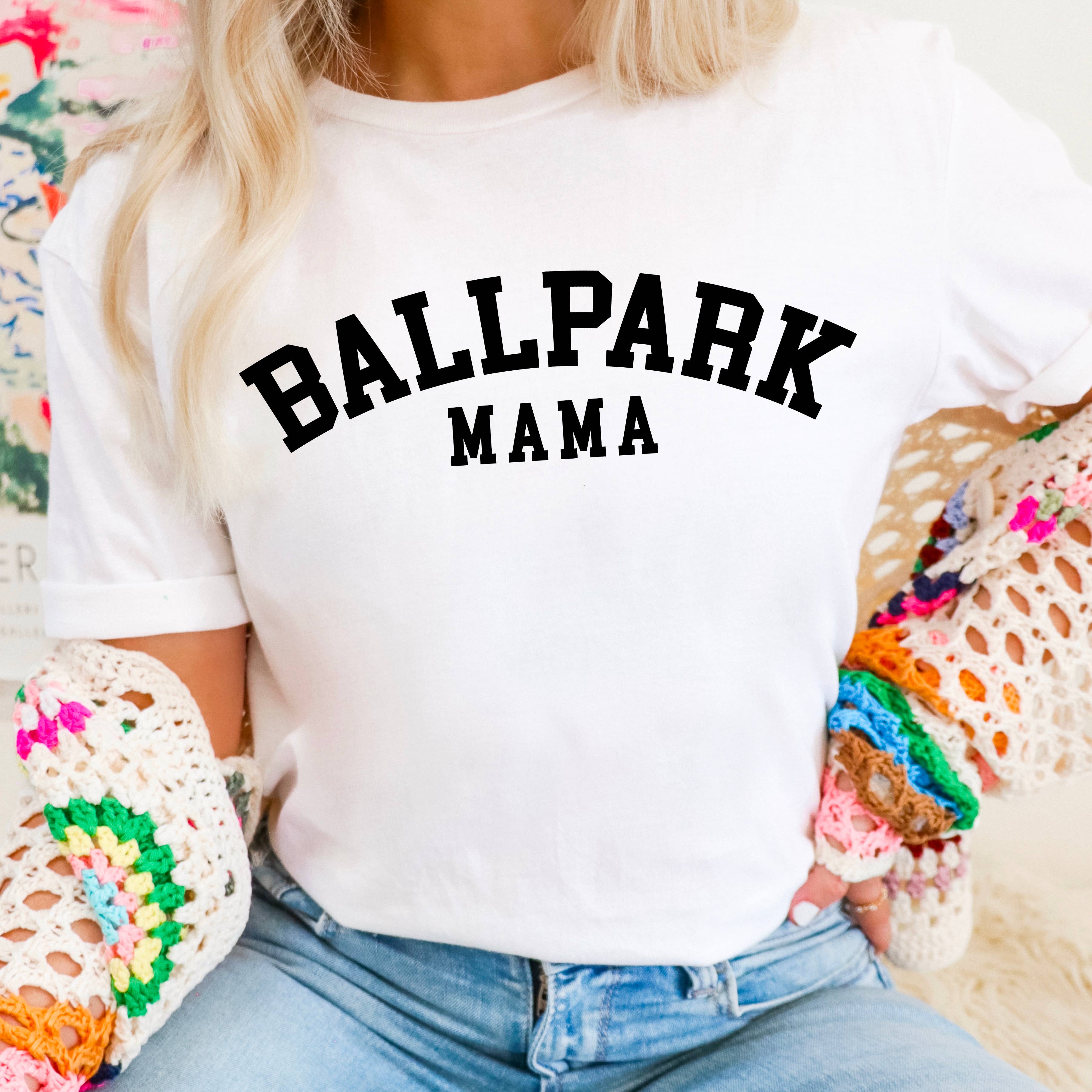 Shoppe SHC - Wholesale T-Shirt (Graphic) - Women's - Ballpark Mama Graphic Shirt | Gameday Shirt | Gildan  0