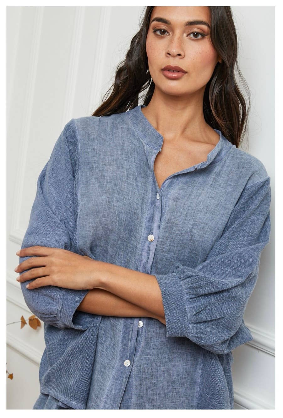 LÉA & LUC – wholesale Shirt – Women’s – 100% Linen Shirt REF. 923025