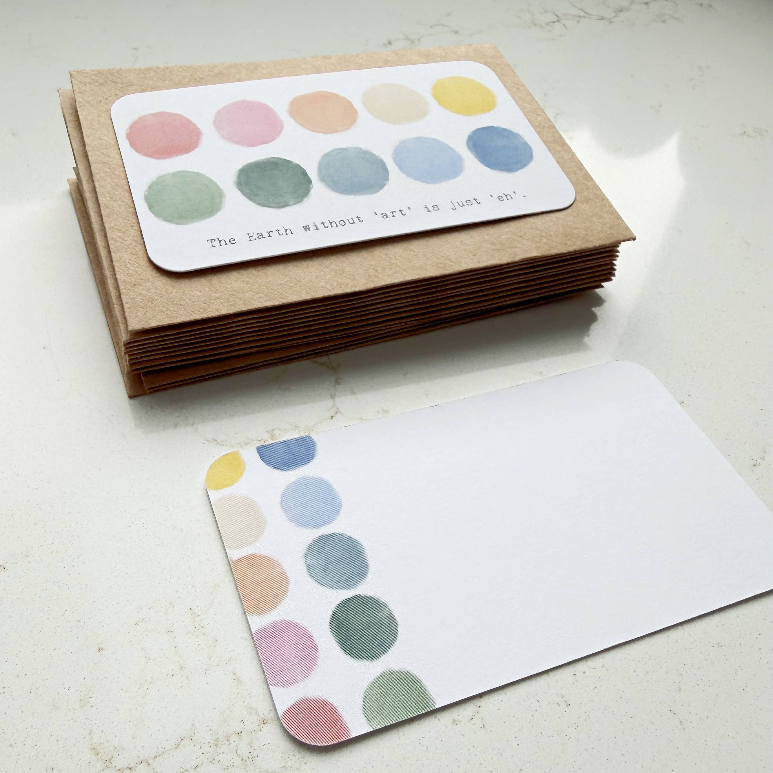Biscotti Designs - Wholesale Stationery/Notecard Set - Earth Without Art - Itty Bitty 20 Mini Card Set3