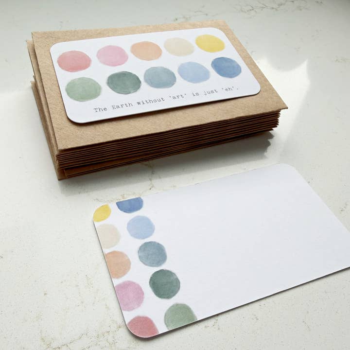 Biscotti Designs - Wholesale Stationery/Notecard Set - Earth Without Art - Itty Bitty 20 Mini Card Set3