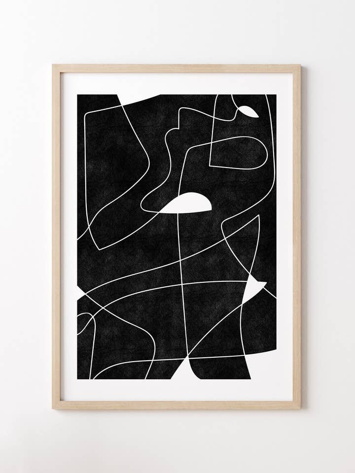 Belle Nuit - Cartaz de impressão artística preta (edição limitada) por atacado de MAISON CHARLOT