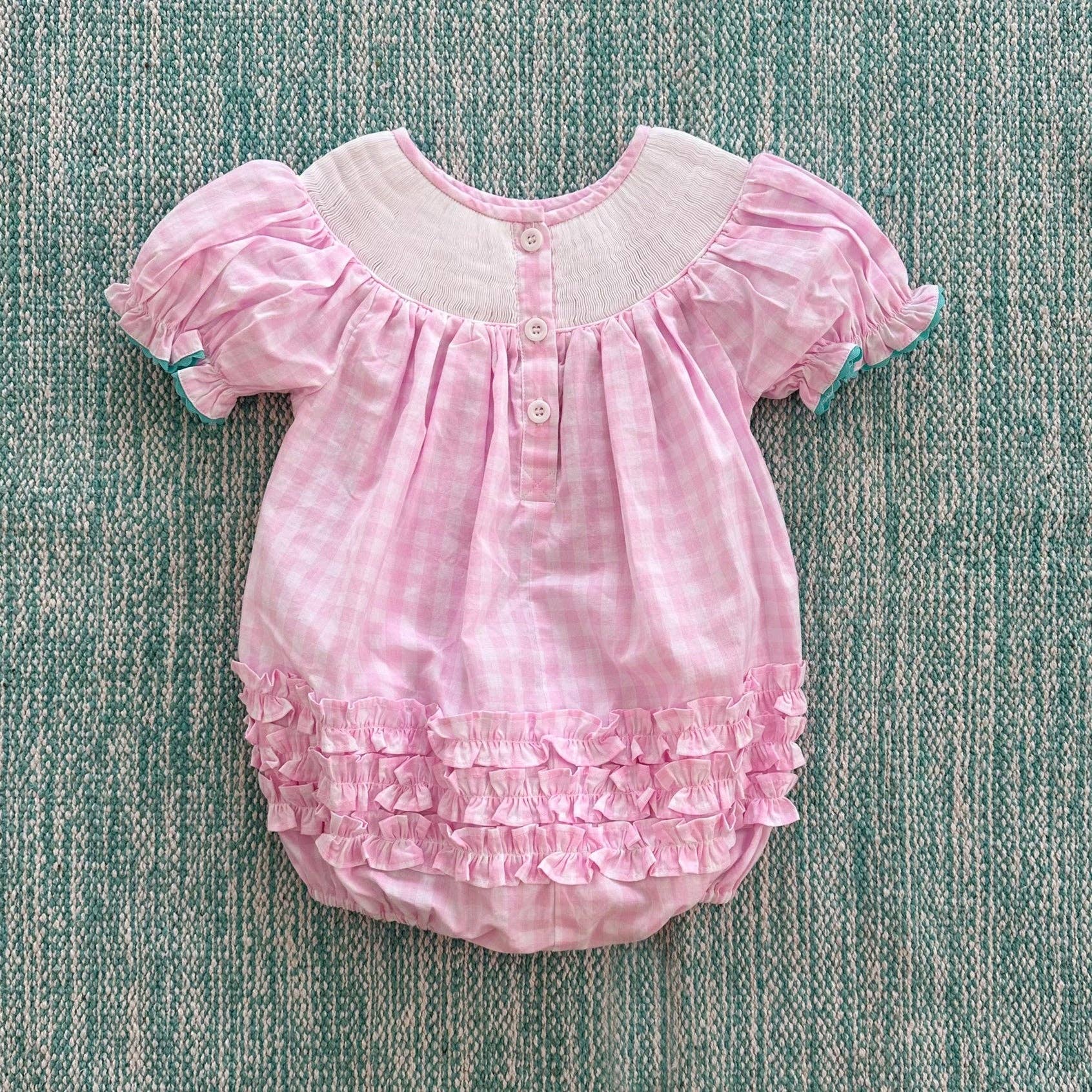Seven Lantern Lane - Wholesale Bodysuit (Non-Footed) - Baby - Smocked Christmas Bubble7