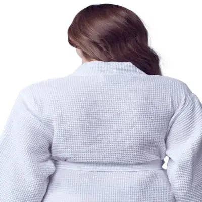 Lotus Linen - Wholesale Robe - Women's - Lightweight Cotton Waffle Robe for Women- SPA Bathrobe36