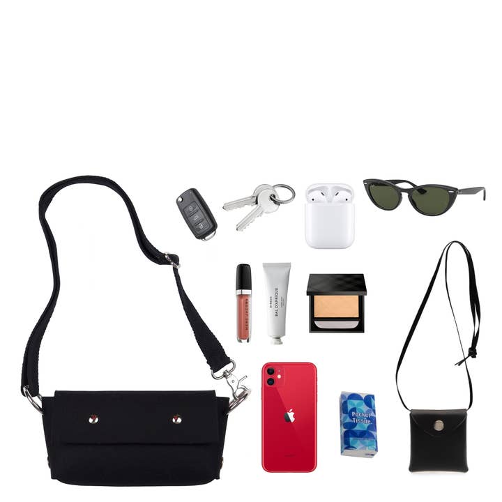 Katya Komarova - Wholesale Crossbody bag – Women's - Felt Baguette Bag4