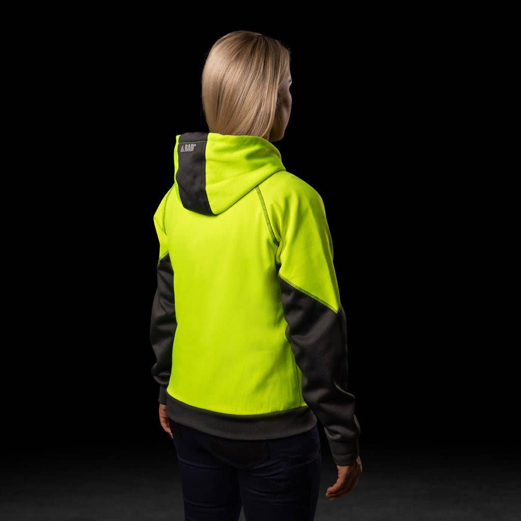 BAD WORKWEAR - Wholesale Hoodie - Women's - BAD WOMENS ESSENTIAL™ HI-VIS FLEECE HOODIE8