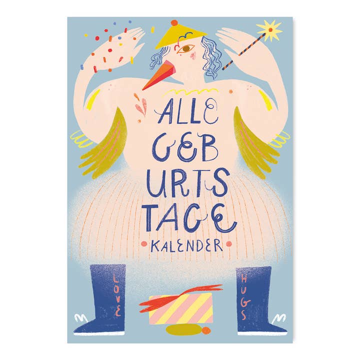 Födelsedagskalender NEVER FORGET för wholesale av Franziska Uhlig Illustration