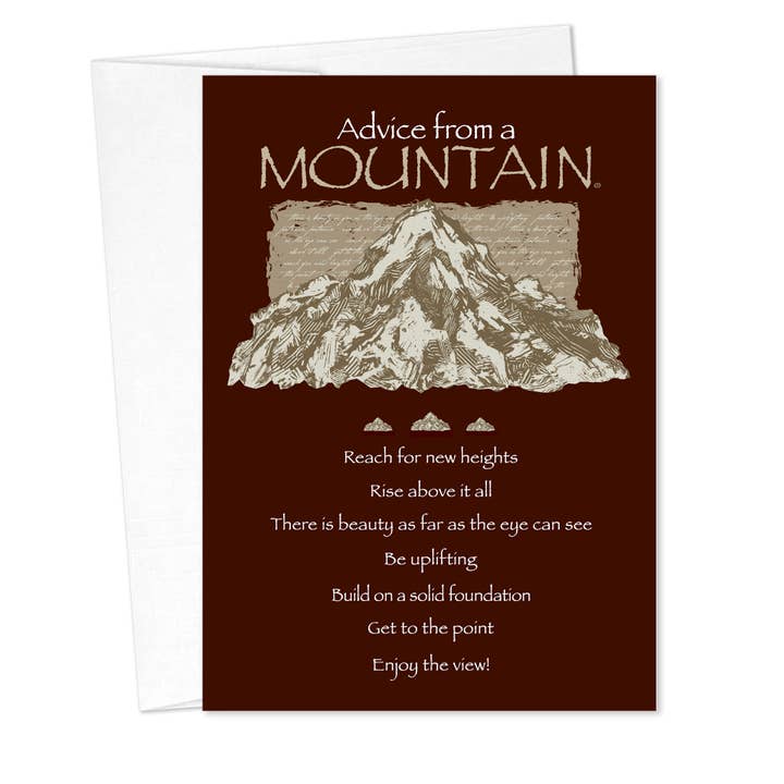 Advice from a Mountain Friendship -You rock! for wholesale by Advice for Life by Your True Nature