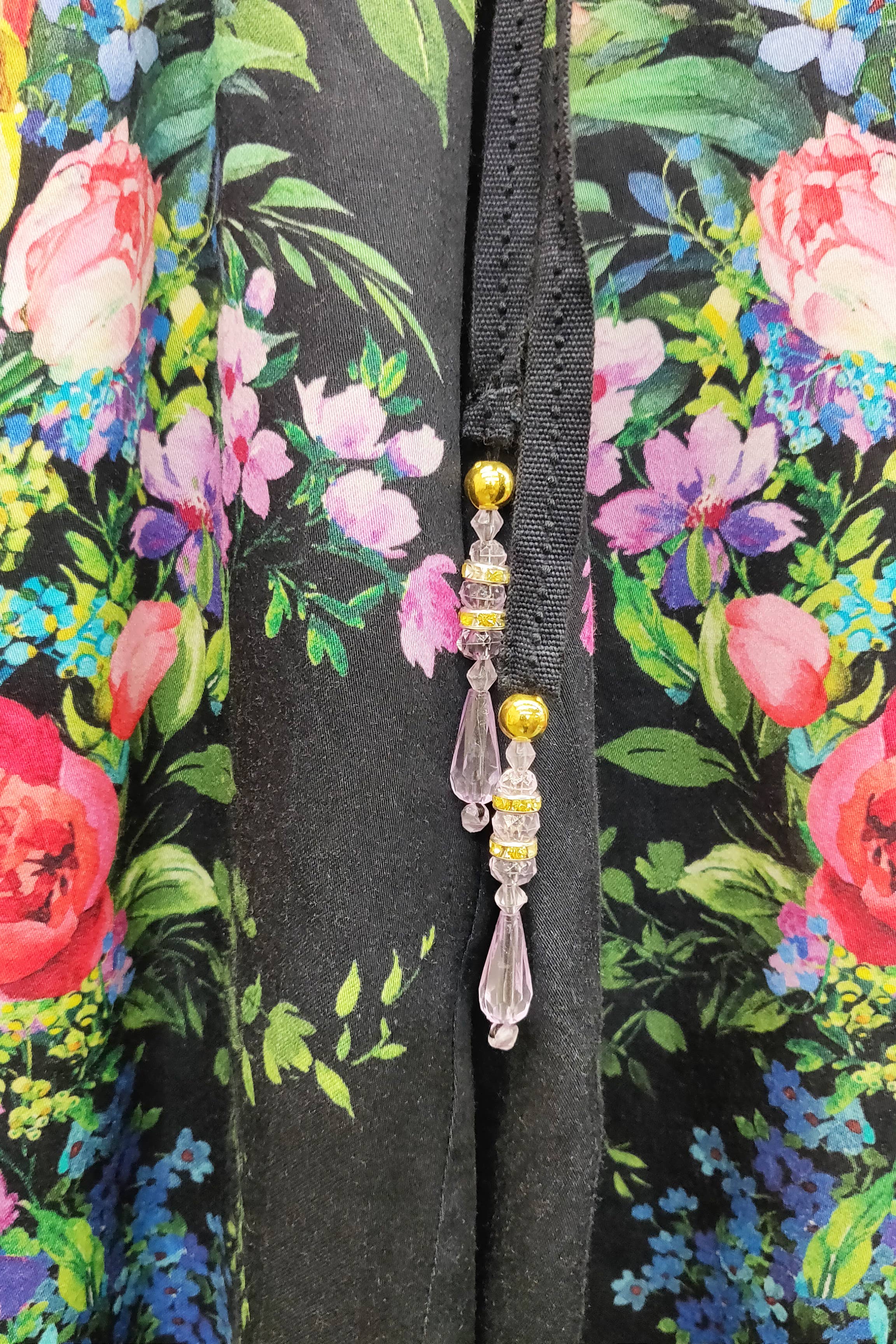 Black Floral Zinnia Pants for wholesale on Faire20