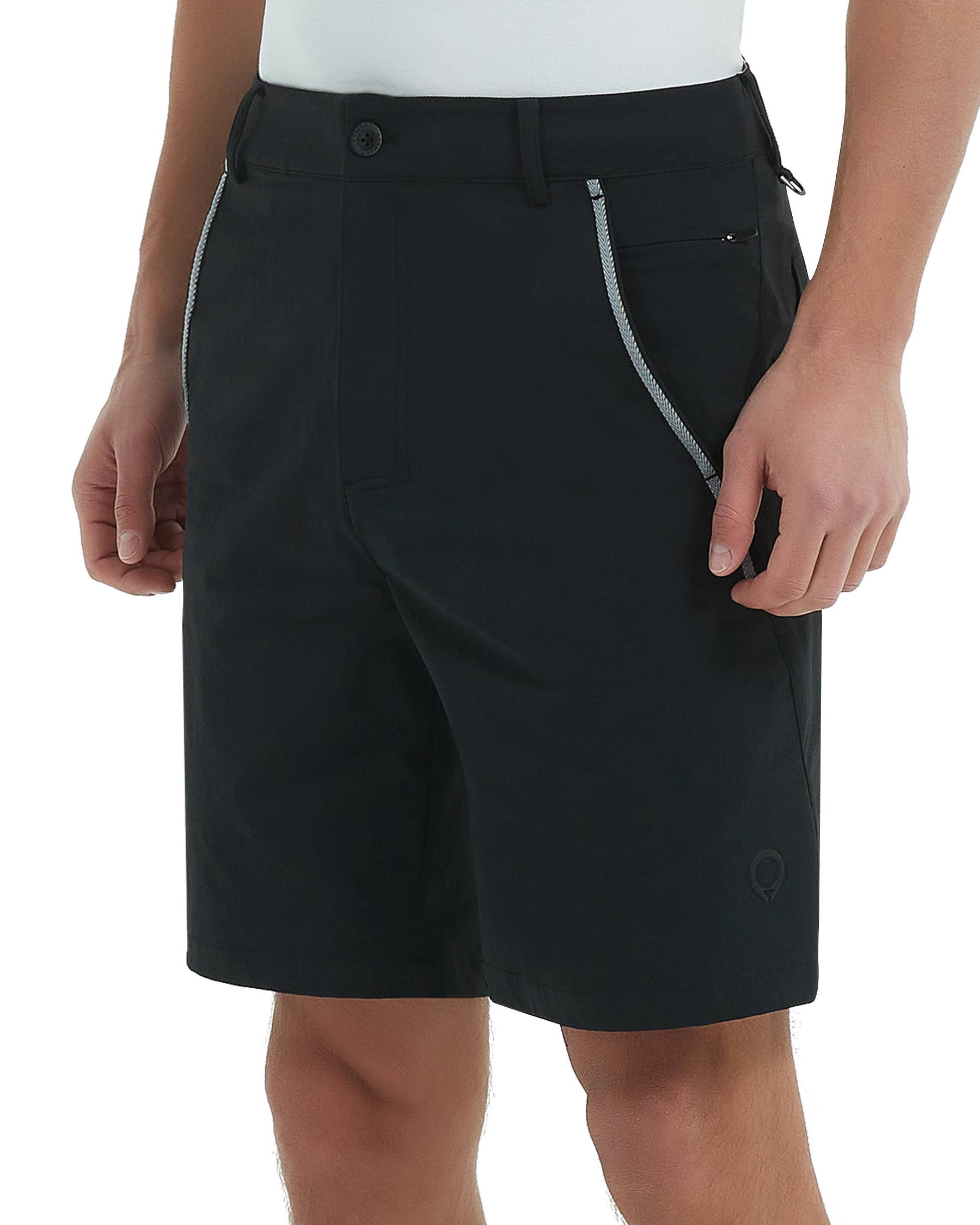 Qing Dao Lai Si Ma Te Fang Zhi You Xian Gong Si - Vente Short de sport – homme - Short de golf stretch pour hommes avec poches, taille élastique16