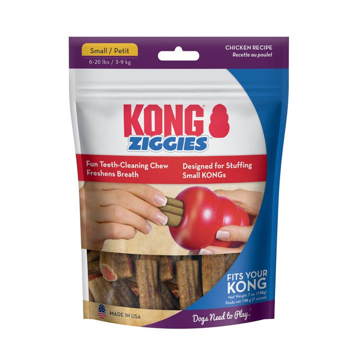 Pet Palette Distribution - Wholesale Pet Treats - Dog - KONG® Ziggies Small