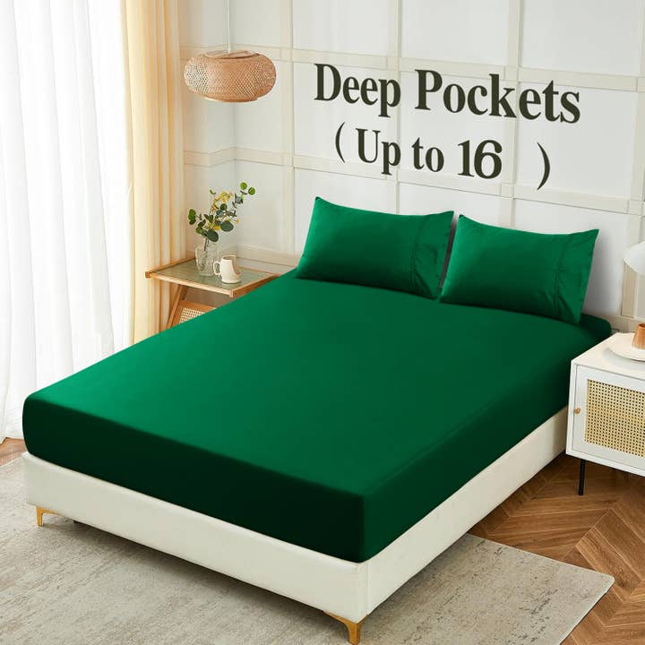 Cottonpassion_US - Wholesale Sheet Set - Sheet Set 4 Pcs Brushed Microfiber Deep Pocket Bed Sheet Set71