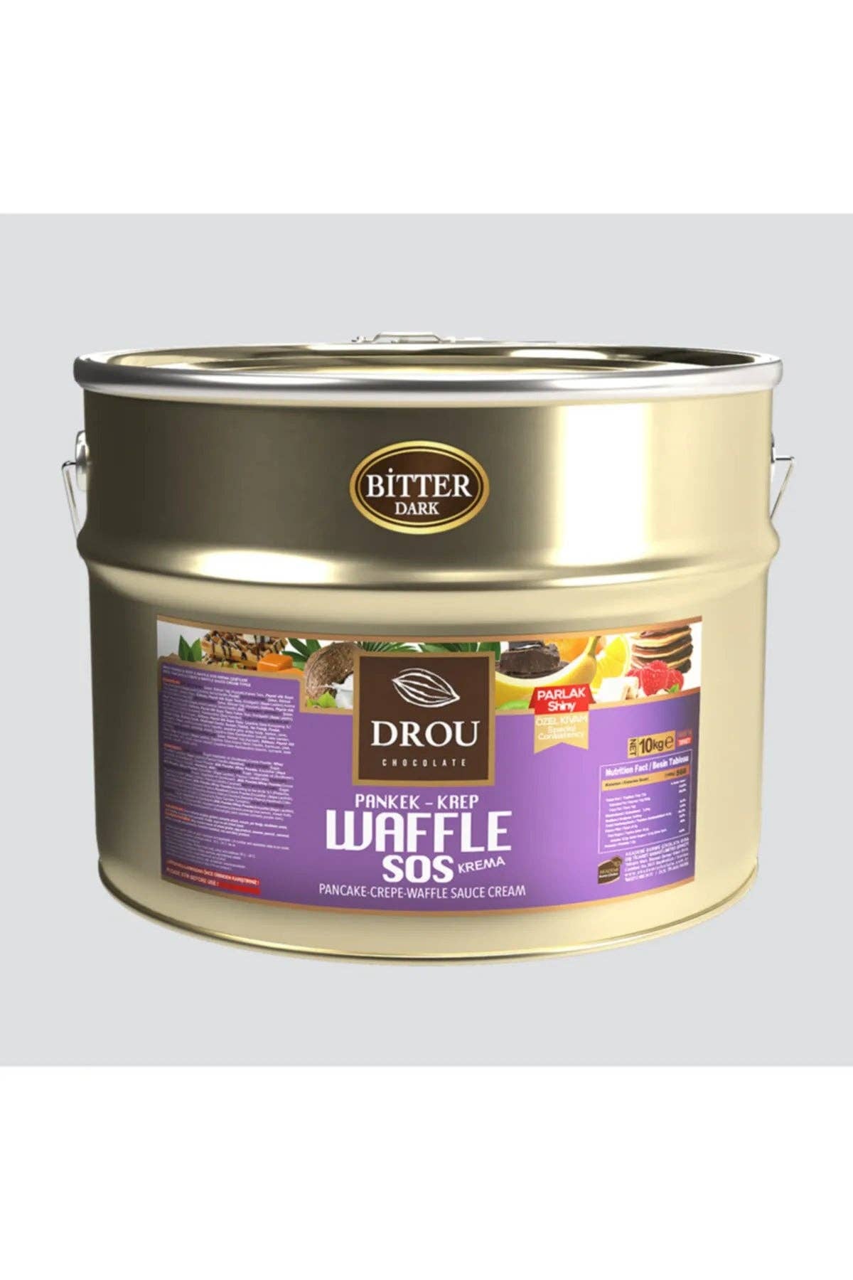 Aladdin - Wholesale Hot Fudge/Chocolate Spread - Drou Dark Chocolate Sauce for Waffle, Crepe & Pancake (10kg)1