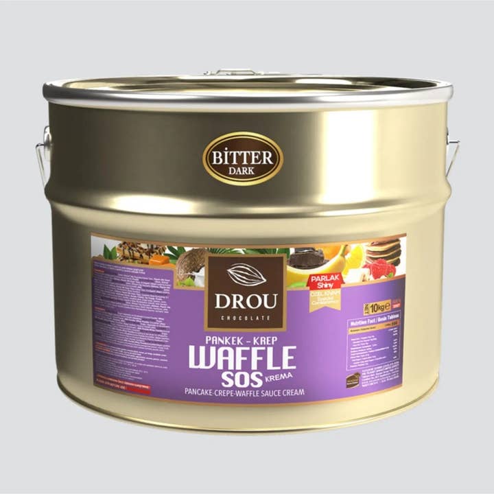 Aladdin - Wholesale Hot Fudge/Chocolate Spread - Drou Dark Chocolate Sauce for Waffle, Crepe & Pancake (10kg)1