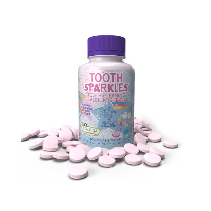 Jack N' Jill Kids & NFco - Wholesale Toothpaste - Jack N' Jill Tooth Sparkles, 60 Tablets1