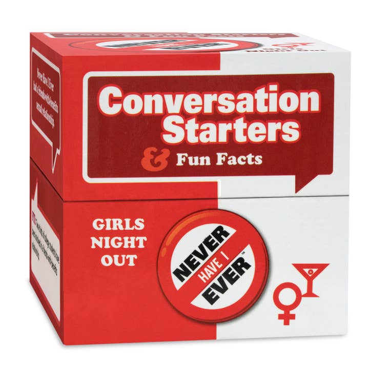 Never Have I Ever, Girls Edition Conversation Starters for wholesale by IDEAS NEVER IMPLEMENTED