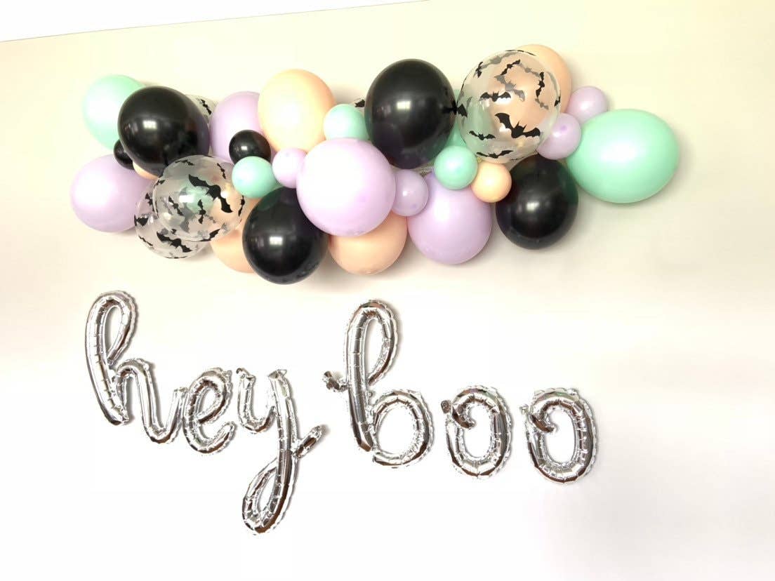 Hullaballoons - Vente Fanion/guirlande - Guirlande de ballons Halloween pastel | Ensemble de 4 pieds7