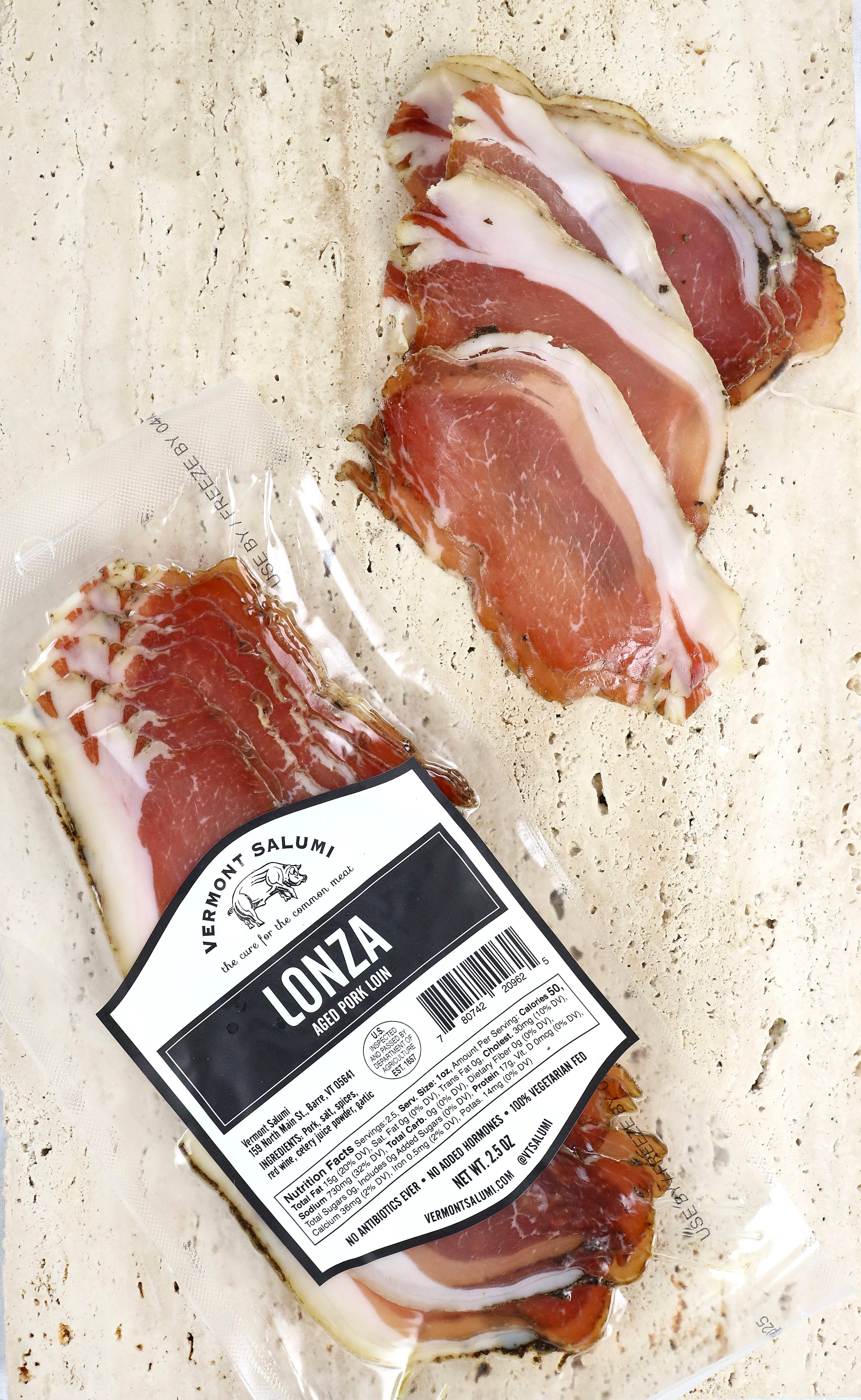 Vermont Salumi - Wholesale Pork - Lonza Sliced Pork Loin