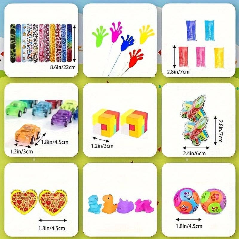 KiddieKickz - Wholesale Party gift - 52pcs Party Favors For Kids Bulk 4-8 8-12 Birthday Gift Toys4