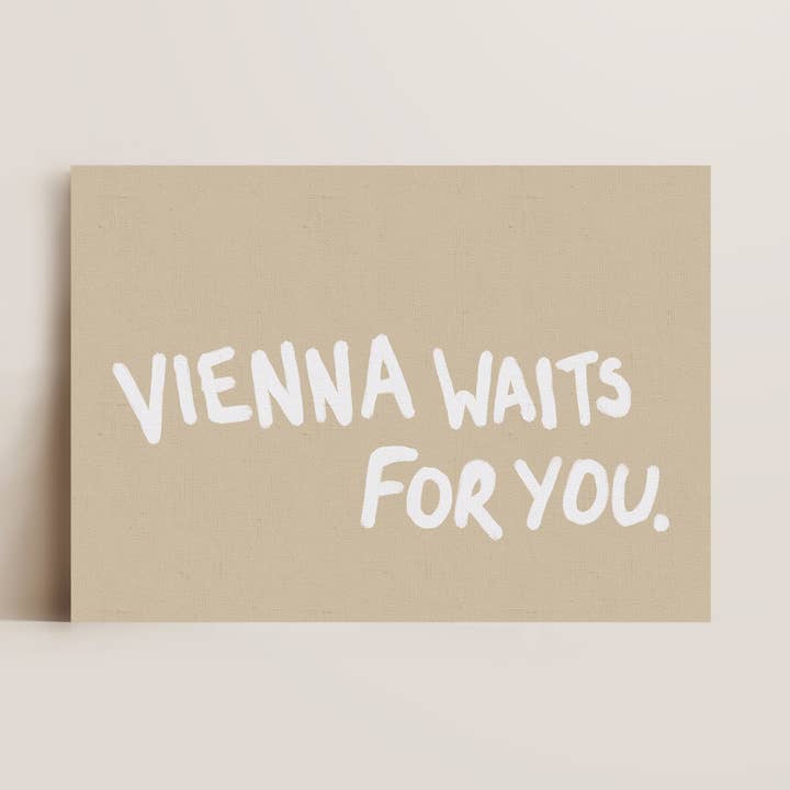 Wien Väntar På Dig Tryck för wholesale av Alluvion