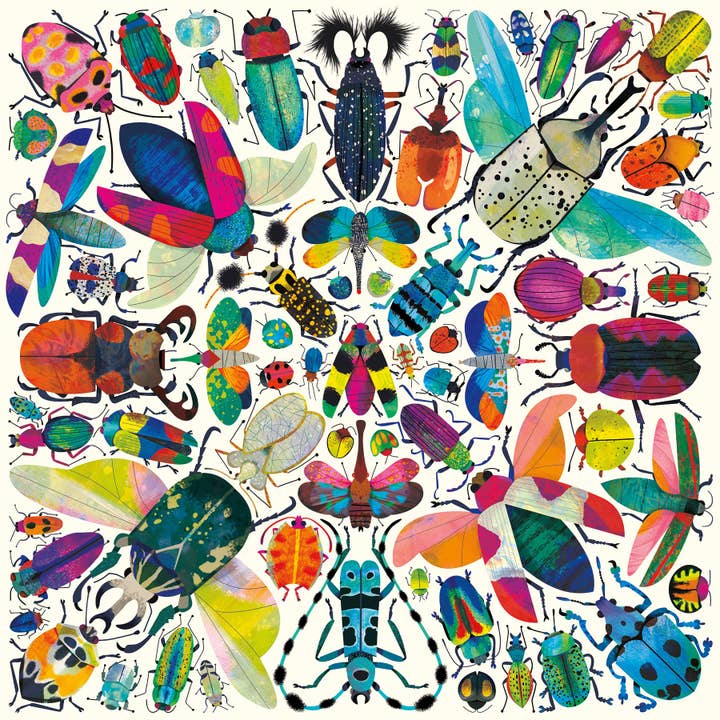 Chronicle Books - Wholesale Puzzle - Adult - Kaleido-Beetles 500 Piece Family Puzzle1