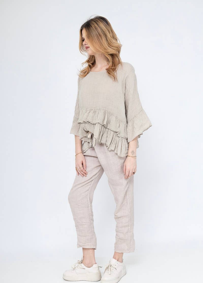 LINEN & COTTON HOUSE – Engroshandel Tunika - Dame – LINNED TUNIKA 327949